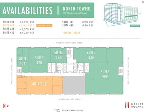 111 W Saint John St, San Jose, CA à louer Plan d’étage– Image 1 sur 1