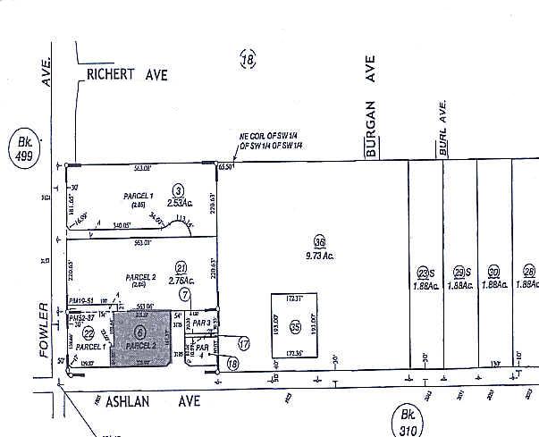 1835 Ashlan Ave, Clovis, CA à louer - Plan cadastral – Image 2 sur 8