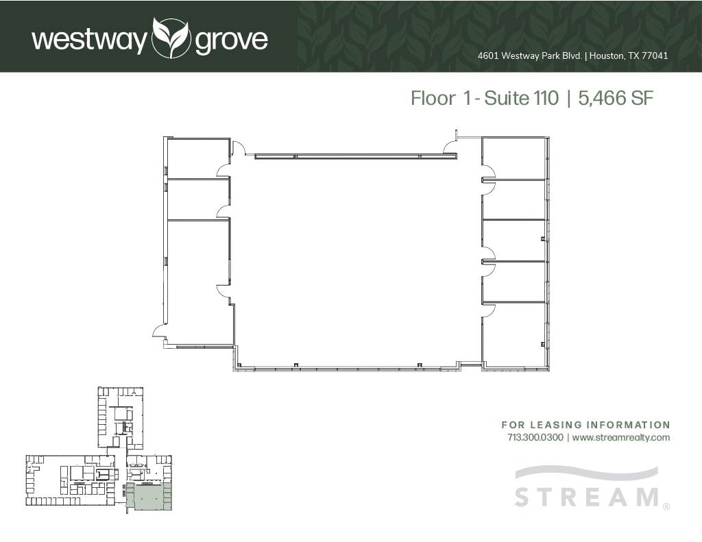 4601 Westway Park Blvd, Houston, TX à louer Plan d’étage– Image 1 sur 2