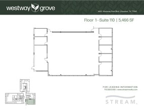 4601 Westway Park Blvd, Houston, TX à louer Plan d’étage– Image 1 sur 2