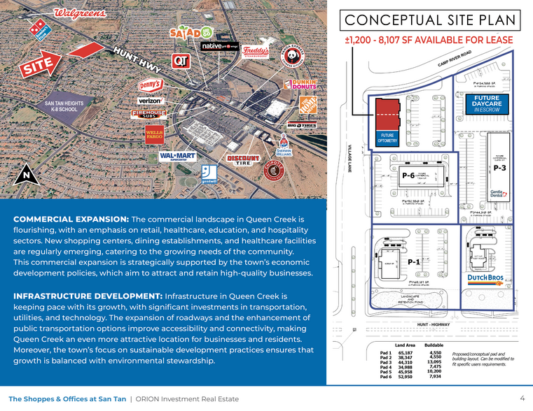 2515 W Hunt Hwy, Queen Creek, AZ à louer - Plan de site – Image 2 sur 3