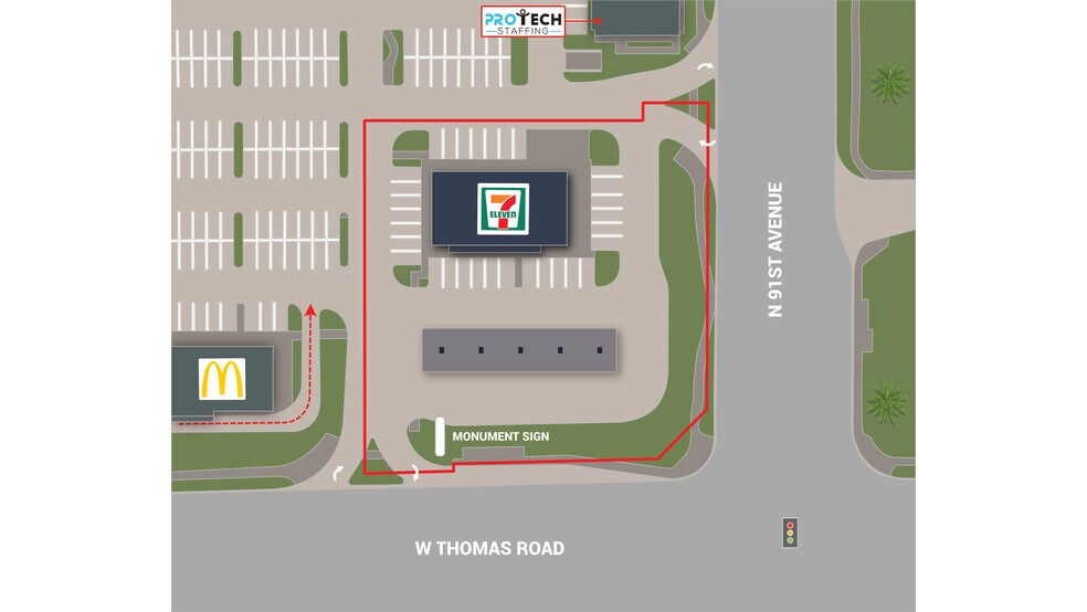9110 Thomas rd, Phoenix, AZ à vendre - Photo de l’immeuble – Image 2 sur 8