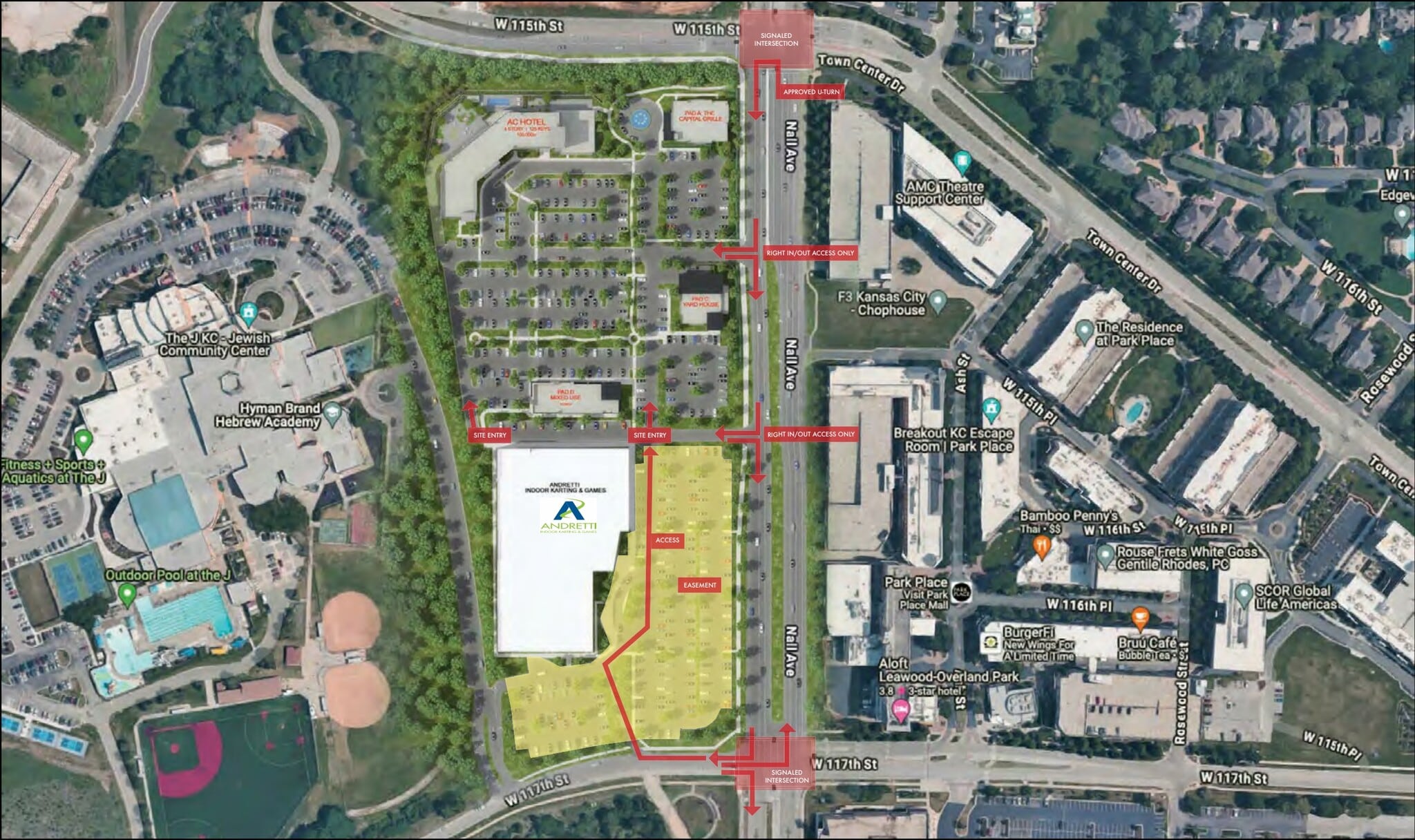 11520 Nall Ave, Leawood, KS à louer Plan de site– Image 1 sur 20