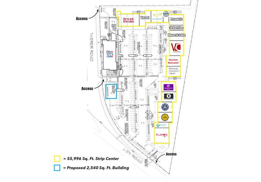 East Pointe Plaza portefeuille de 2 biens à vendre sur LoopNet.fr - Plan de site – Image 2 sur 2