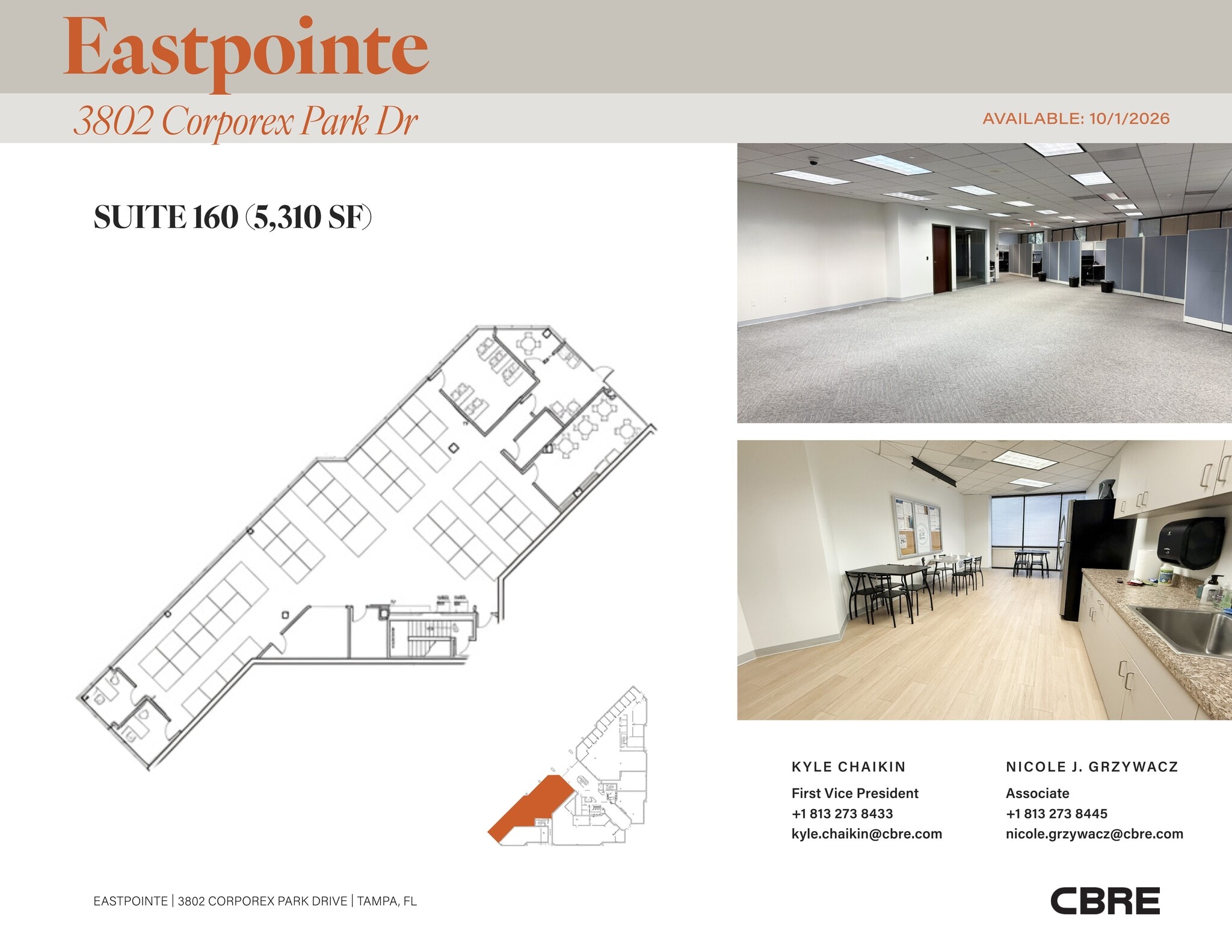 3802 Corporex Park Dr, Tampa, FL à louer Plan de site– Image 1 sur 3