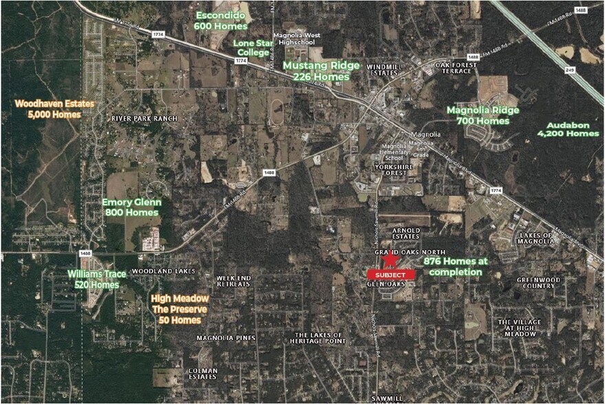 Nichols Sawmill Road, Magnolia, TX à vendre - Photo de l’immeuble – Image 2 sur 4