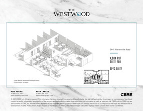 2441 Warrenville Rd, Lisle, IL à louer Plan d’étage– Image 2 sur 2
