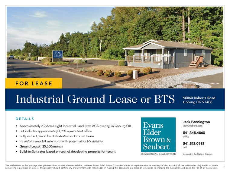 90860 Roberts Rd, Eugene, OR à louer - Photo de l’immeuble – Image 2 sur 3