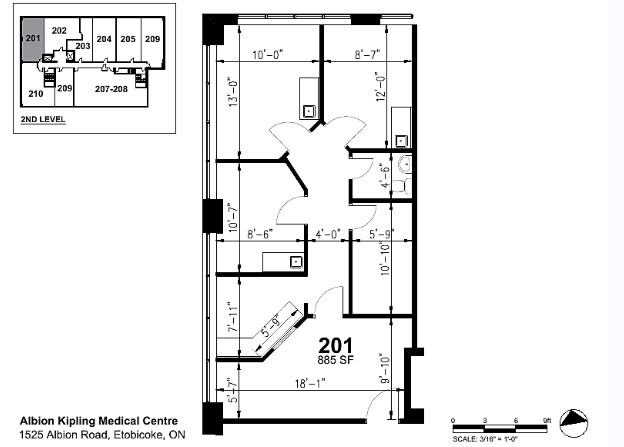 1525 Albion Rd, Toronto, ON à louer Plan d’étage– Image 1 sur 1