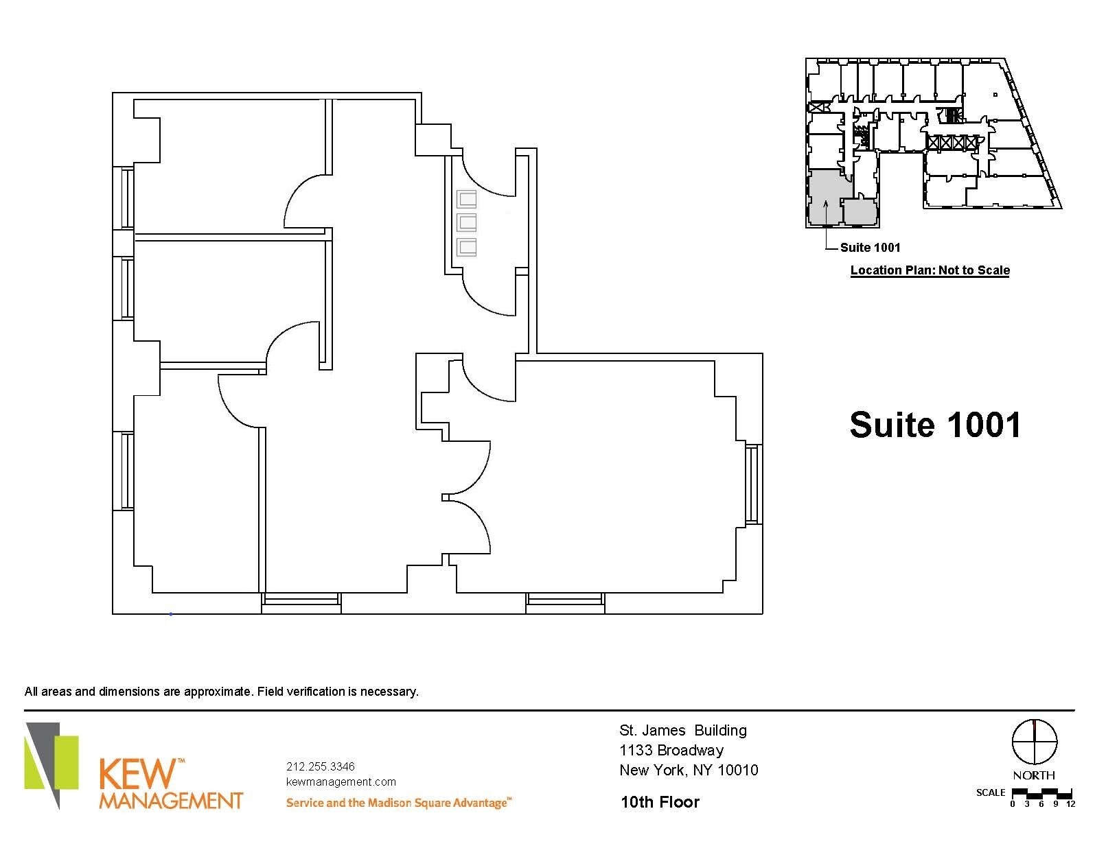 1133 Broadway, New York, NY à louer Plan d’étage– Image 1 sur 5