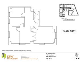 1133 Broadway, New York, NY à louer Plan d’étage– Image 1 sur 5
