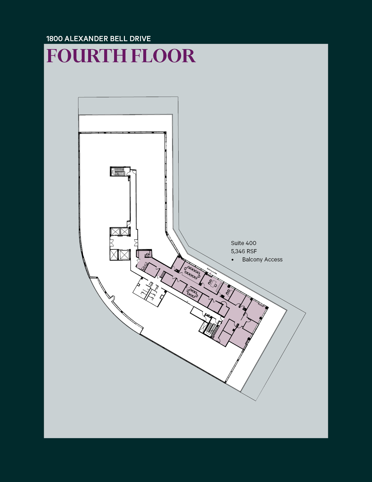 1800 Alexander Bell Dr, Reston, VA à louer Plan d’étage– Image 1 sur 1