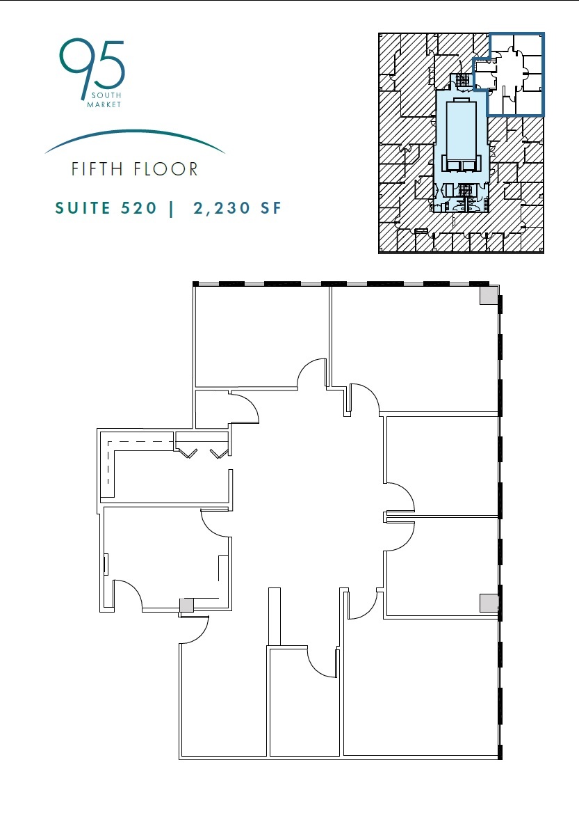 95 S Market St, San Jose, CA à louer Plan d’étage– Image 1 sur 1