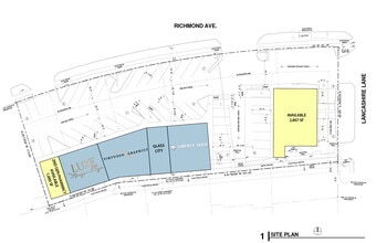 4720-4728 Richmond Ave, Houston, TX à louer Plan de site– Image 1 sur 1