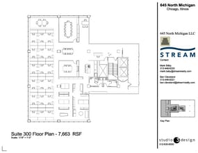 645 N Michigan Ave, Chicago, IL à louer Plan d’étage– Image 1 sur 1