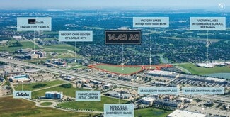 Plus de détails pour Gulf Fwy, League City, TX - Terrain à vendre