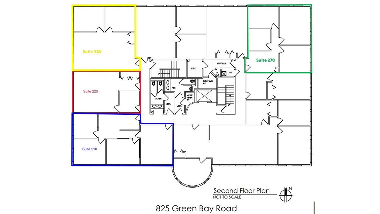 825 Green Bay Rd, Wilmette, IL à louer Plan d’étage– Image 1 sur 5