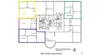 825 Green Bay Rd, Wilmette, IL à louer Plan d’étage– Image 1 sur 5