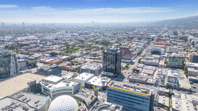 6400 W Sunset Blvd, Los Angeles, CA - VUE AÉRIENNE  vue de carte