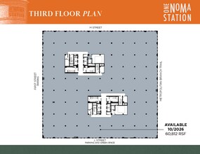 131 M St NE, Washington, DC à louer Plan d’étage– Image 1 sur 1