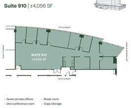 555 12th St, Oakland, CA à louer Plan d’étage– Image 1 sur 1