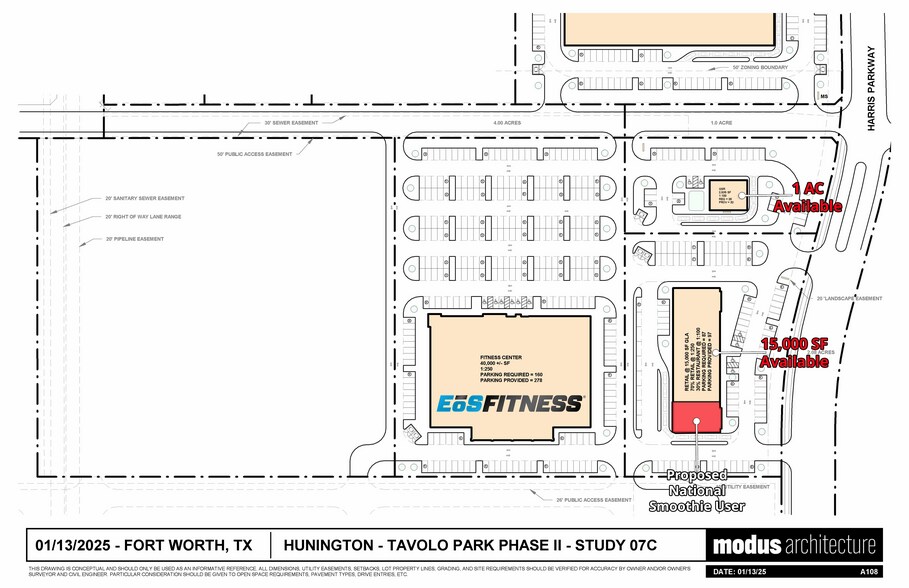 SWC Altamesa Rd, Fort Worth, TX à louer - Plan de site – Image 2 sur 3