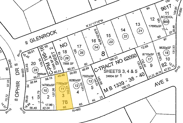512 Midvale Ave, Los Angeles, CA à vendre - Plan cadastral – Image 2 sur 3