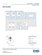 9665 Wilshire Blvd, Beverly Hills, CA à louer Plan d’étage– Image 1 sur 1