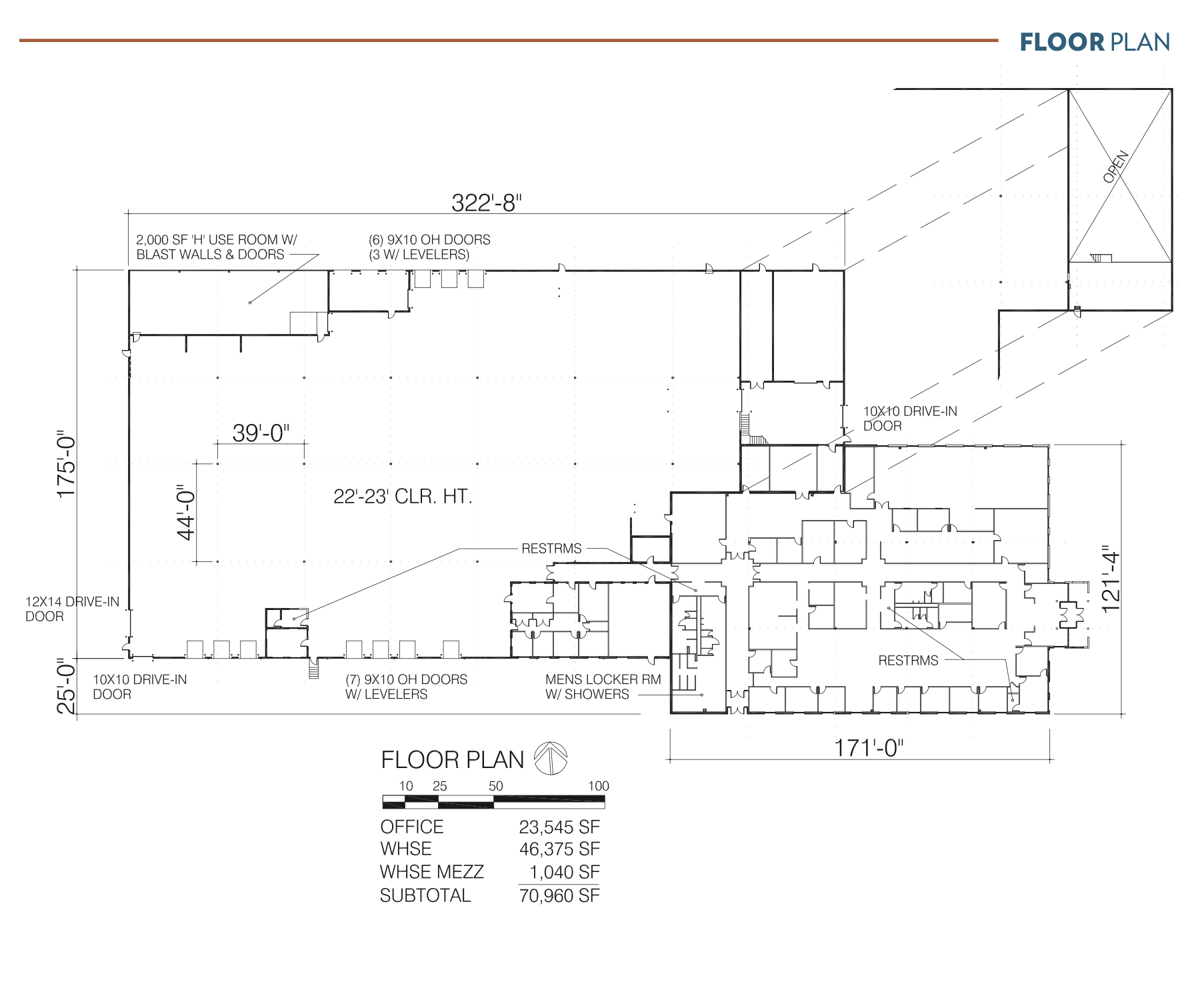 575 Quality Blvd, Fairfield, OH à louer Plan d’étage– Image 1 sur 1