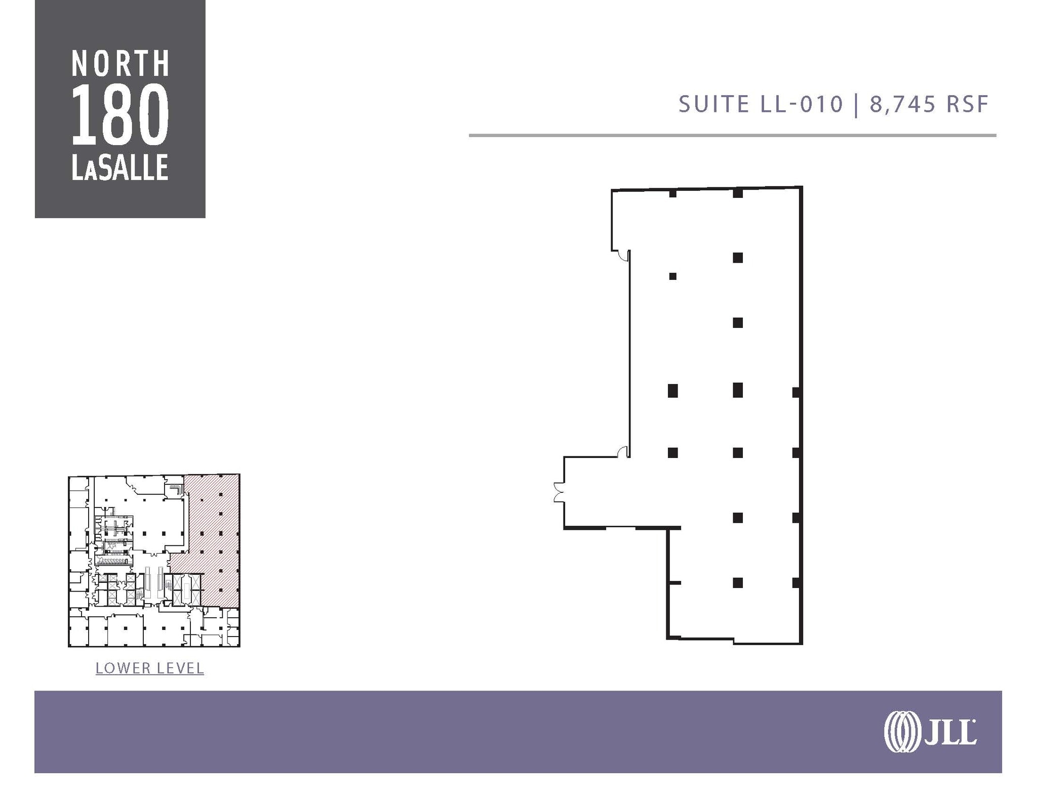 180 N LaSalle St, Chicago, IL à louer Plan d’étage– Image 1 sur 1