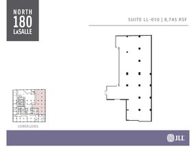 180 N LaSalle St, Chicago, IL à louer Plan d’étage– Image 1 sur 1