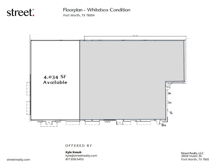 501 Hemphill St, Fort Worth, TX à louer - Plan d’étage – Image 3 sur 3