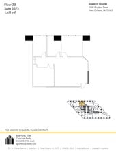 1100 Poydras St, New Orleans, LA à louer Plan de site– Image 1 sur 1
