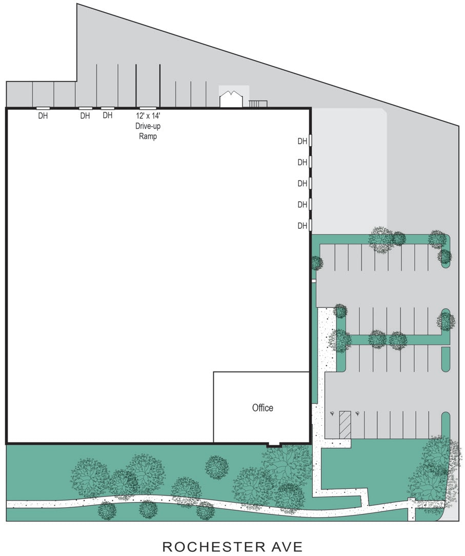 8767 Rochester Ave, Rancho Cucamonga, CA à louer Plan de site– Image 1 sur 1