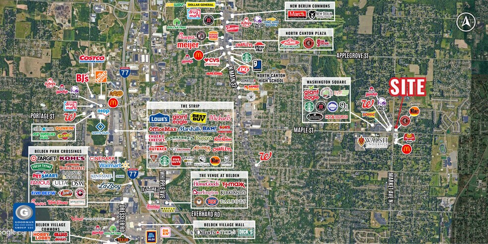 6434 Market Ave N, Canton, OH à louer - Aérien – Image 2 sur 42