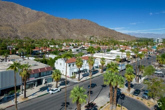 353 S Palm Canyon Dr, Palm Springs, CA - VUE AÉRIENNE  vue de carte