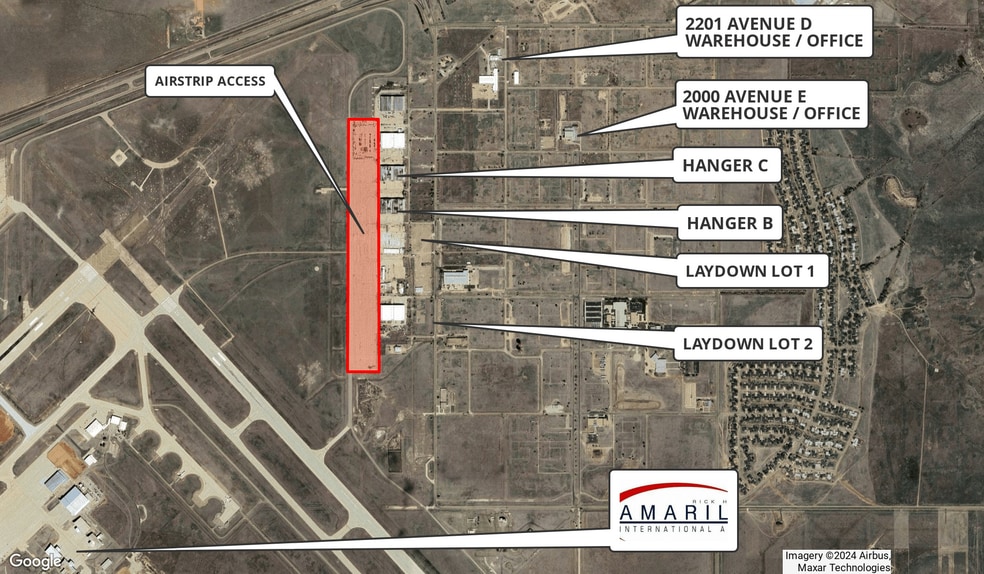 2000 E Ave, Amarillo, TX à louer - Aérien – Image 1 sur 1