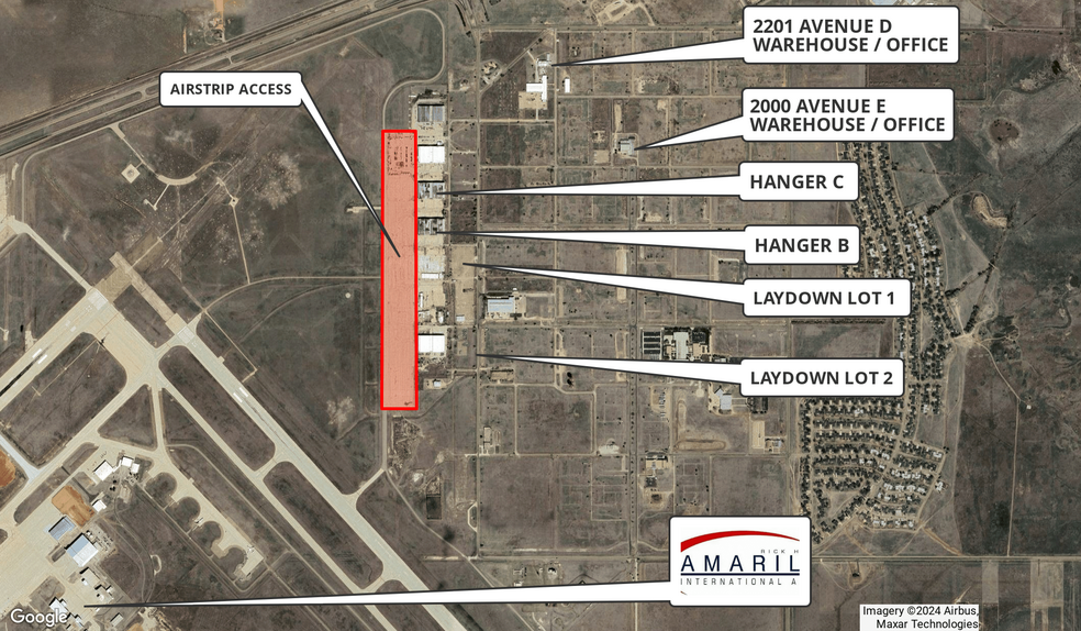 2000 E Ave, Amarillo, TX à louer - Aérien – Image 1 sur 1