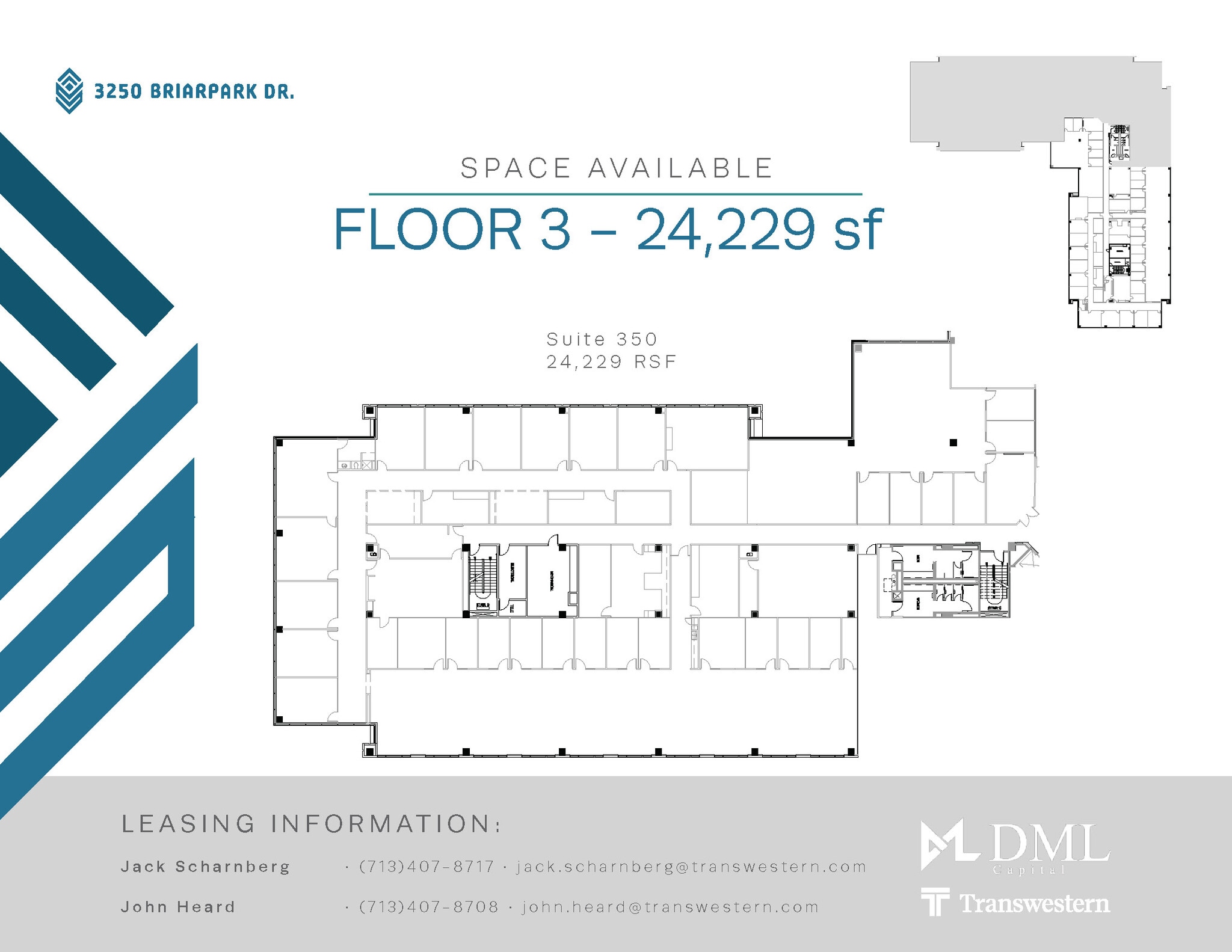 3250 Briarpark Dr, Houston, TX à louer Plan d’étage– Image 1 sur 1