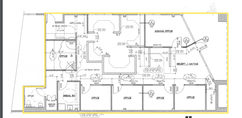 451 Washington St, Monterey, CA à louer Plan d’étage– Image 1 sur 1