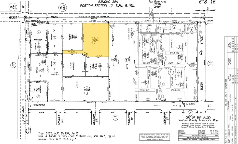 2311-2381 Tapo St, Simi Valley, CA à louer - Plan cadastral – Image 2 sur 16