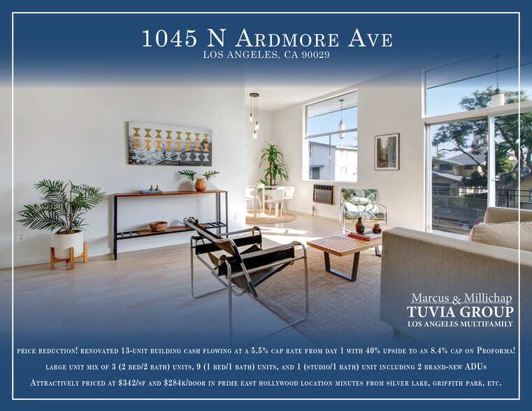 1045 N Ardmore Ave, Los Angeles, CA à vendre - Photo de l’immeuble – Image 1 sur 22