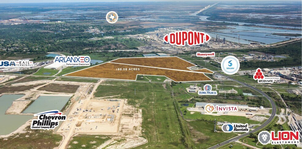 Foreman Rd & FM 1006, Orange, TX à vendre - Aérien – Image 3 sur 3
