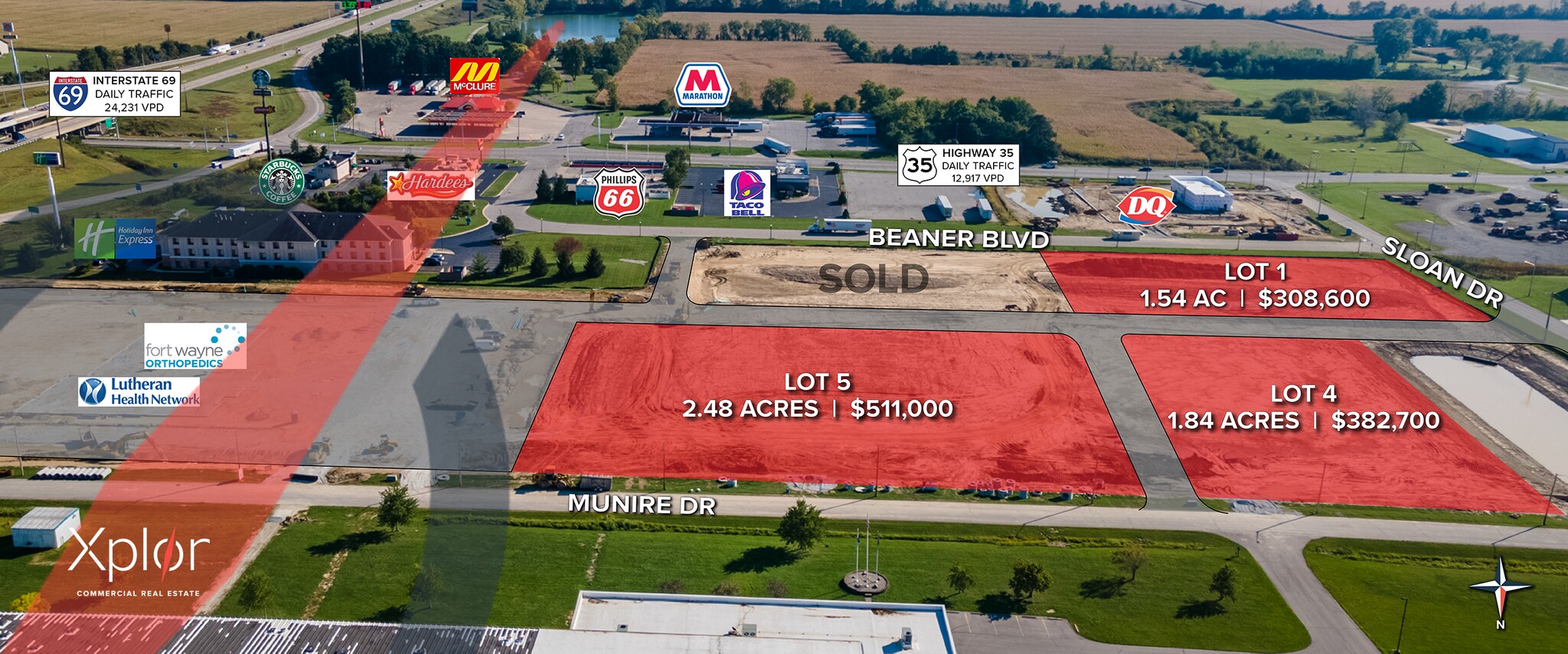 State Rd 22 & I-69, Gas City, IN à vendre Photo de l’immeuble– Image 1 sur 7