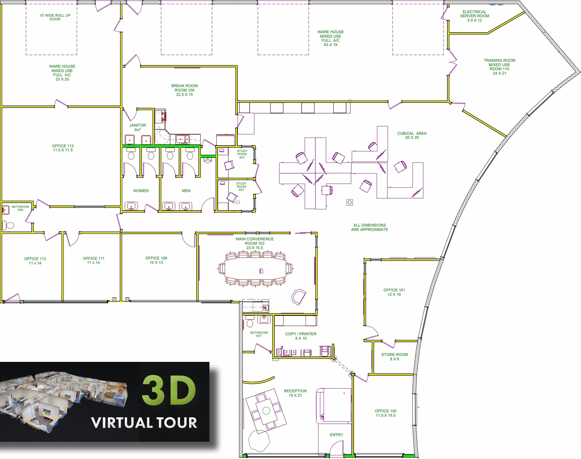1835 E 6th St, Tempe, AZ à louer Plan d’étage– Image 1 sur 30