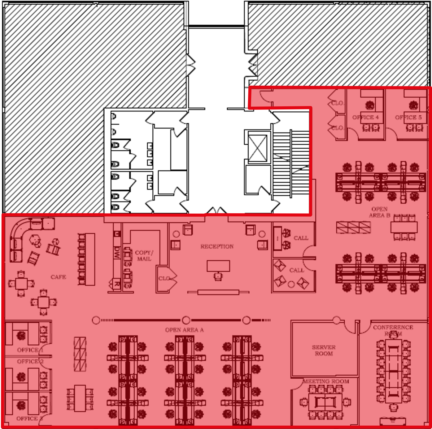 211 College Rd E, Princeton, NJ à louer Plan d’étage– Image 1 sur 1