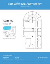2575 W Bellfort St, Houston, TX à louer Plan d’étage– Image 1 sur 1