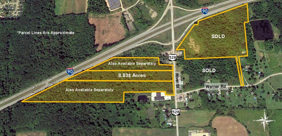 SR 528 I-90 St, Madison, OH à vendre Plan cadastral– Image 1 sur 3