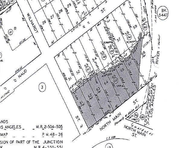 1701-1721 N Main St, Los Angeles, CA à louer - Plan cadastral – Image 2 sur 13