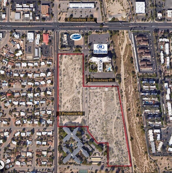 SEC Broadway Blvd & Prudence Rd, Tucson, AZ à vendre - Aérien – Image 2 sur 3